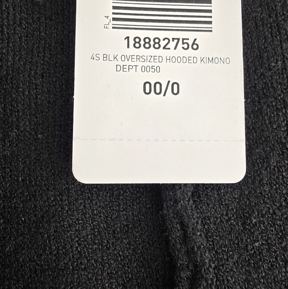 NWT Torrid Ultra Soft Ribbed Kimono Oversized Hooded Sweater Sz 00-3X CL-3170 - Picture 8 of 12